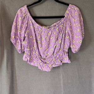 Floral Purple Women's Top